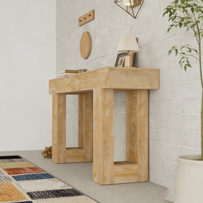 Console en bois pour canapé d'entrée