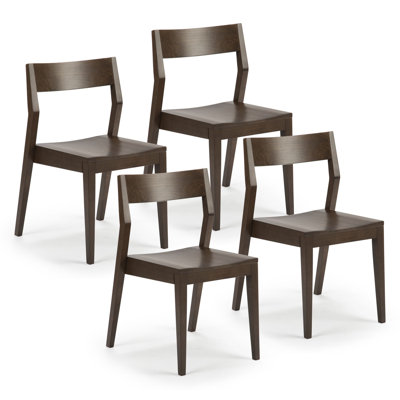 Linzy Solid Wood Modern Side Chair
