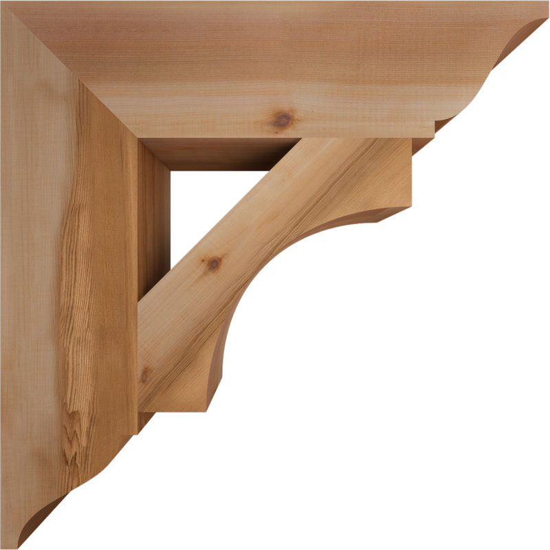 Support traditionnel Westlake, Cèdre rouge de l'Ouest, Lisse, H 24 po x l 5,5 po x P 24 po