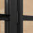 70.9" H Black Glass Display Cabinet With LED Lighting