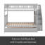 Julyssa Kids Full Over Full Bunk Bed with Trundle-2807735