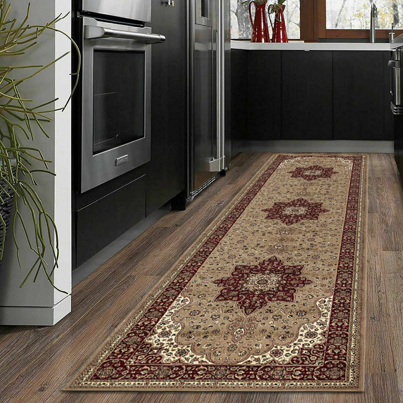 Rachita Floral Area Rug, Runner 80 x 300cm