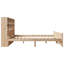 Bookcase Bed Without Mattress Solid Wood Pine-605058224