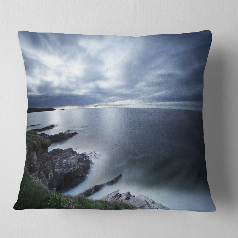 Coussin Seascape, 16 po x 1 po, Carré