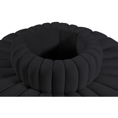 Hite Upholstered Curved Sectional Reversible