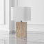 Lampe de table Henry Travertine