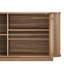 Buffet de rangement ondulé 63 po, armoire à double porte avec tablettes réglables, convenant à la cuisine, au salon, au couloir - Rangement polyvalent (brun), buffet-170158075