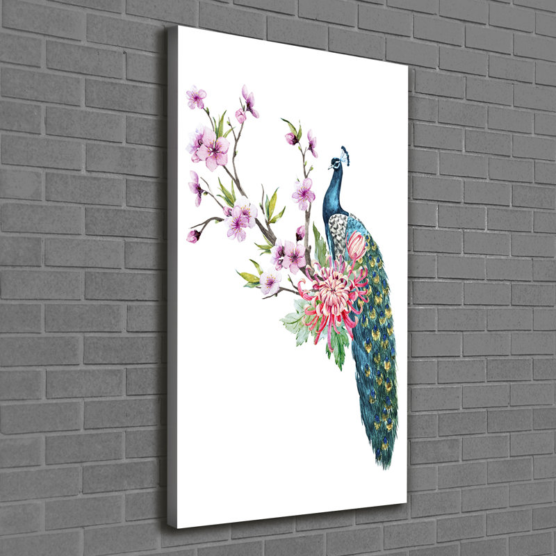 Three Dolphins - Wrapped Canvas Print, 120cm H x 60cm W