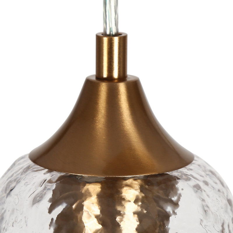 Amedeo 3 - Light Cluster Cone Gold Dining Room Pendant ETL Certified