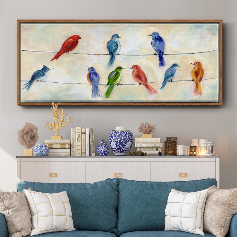 Chatter- Framed Canvas
