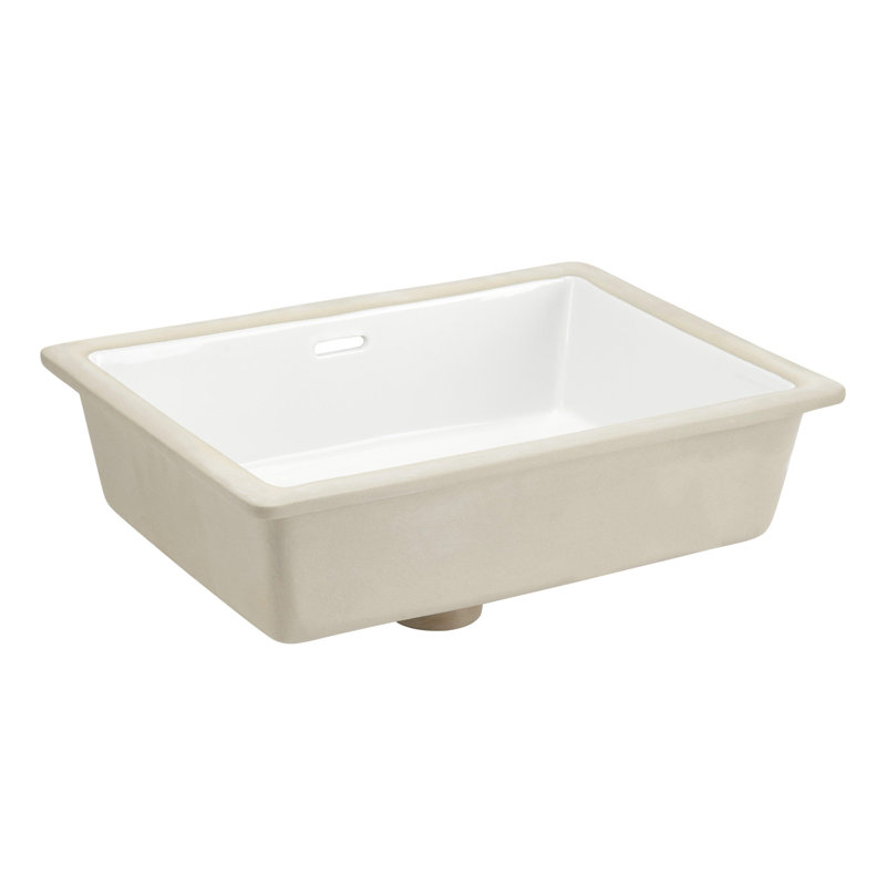Euric 20" Vitreous China Undermount Bathroom Sink