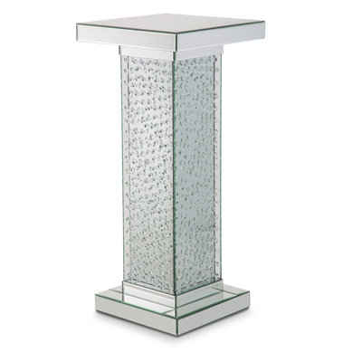 Montreal Mirrored Glass Top End Table