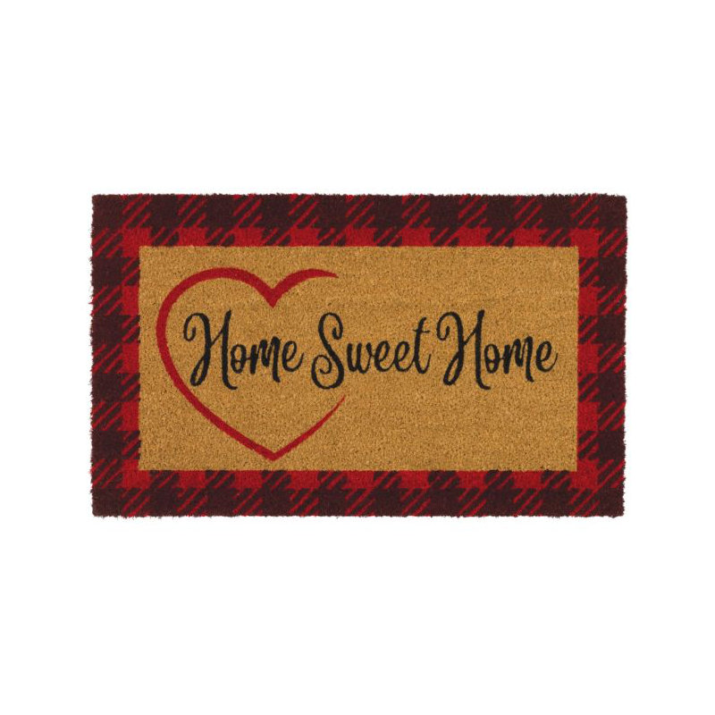Paillasson antidérapant 30x18, « Home Sweet Home »