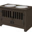 Large Elevated Dog Bowls In Colour. With Storage. 37l Capacity For Pet Supplies. Improves Digestion Canines With Cabinet Capacity. Facilitates Better Feeding Pets. For Breeds