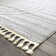 Machine Woven Polypropylene/Polyester Area Rug in Gray