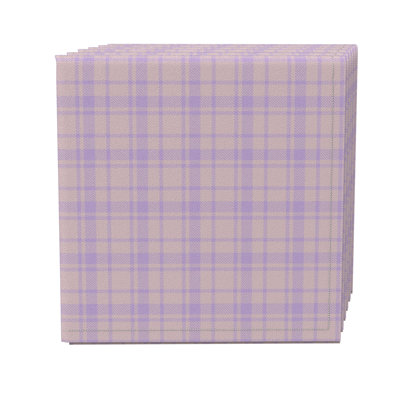 Rectangular Plaid Cotton Twill Tablecloth
