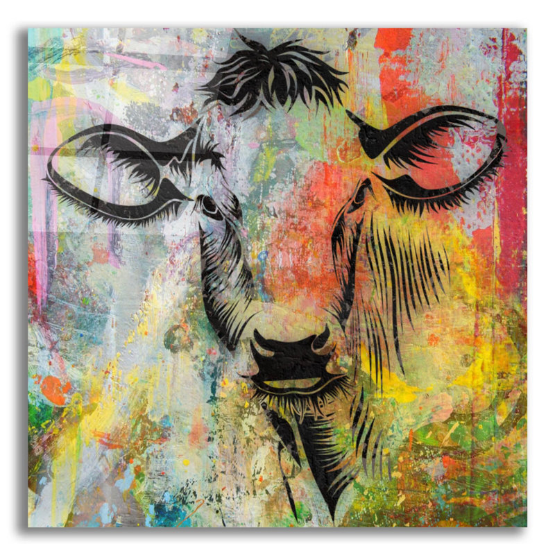 «Arty Beast 3» par Karen Smith, art mural en verre acrylique