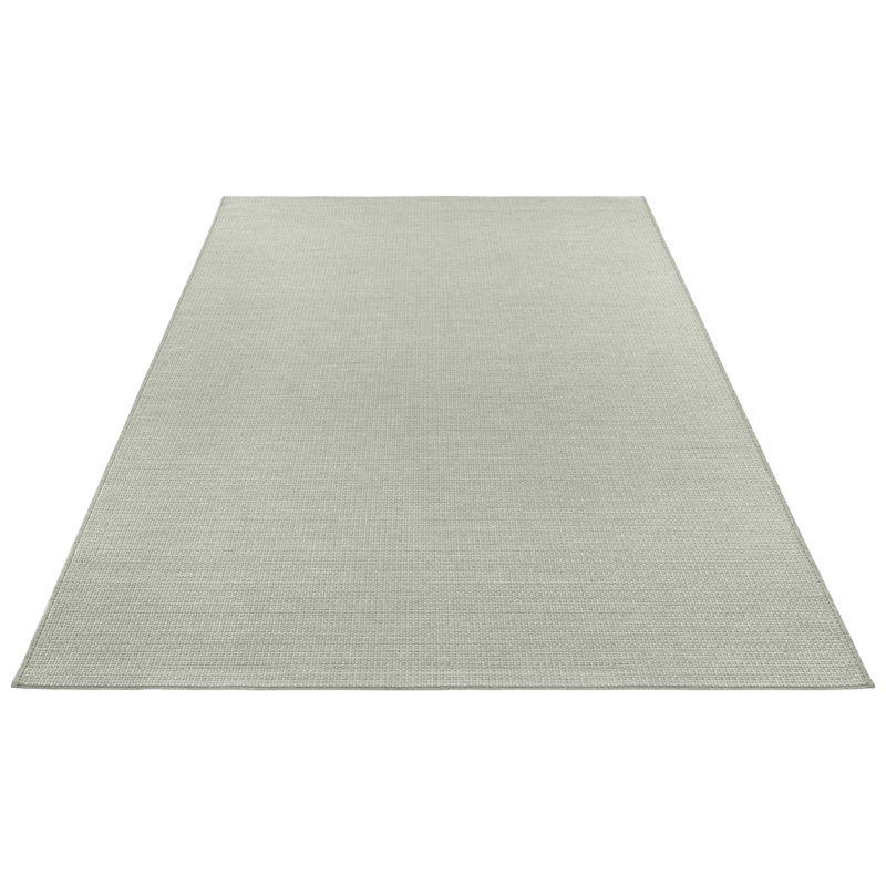 Millau Flatweave Green Indoor/Outdoor Rug, Rectangle 200 x 290cm
