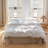 French Linen Bed Skirt with Pleated Corner Drop-135105756-135105761-135105750
