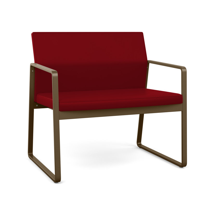 Fauteuil de bureau Gansett, Bronze, Vinyle Patriot Plus Bordeaux