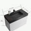 Meuble-lavabo mural de 36 po avec lavabo, grand meuble-lavabo flottant mural pour salle de bain moderne, lavabo une pièce sans drain, pré-assemblé-107238856-107238858