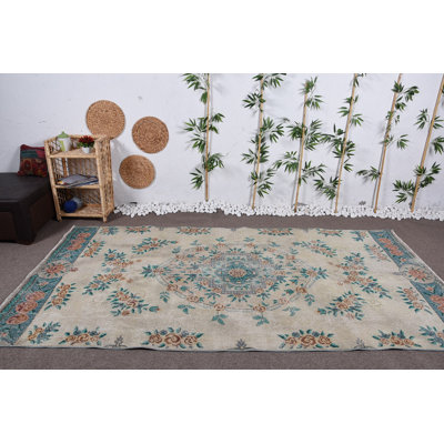 Salon Rug, Boho Rug, Turkish Rugs, Green Anatolian Rug, Vintage Rug, Home Decor Rugs, Moroccan Rugs