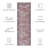 Gulick Oriental Area Rug in Pink/Beige-142711833