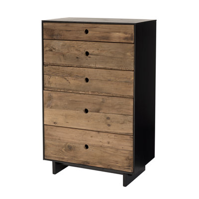 Howington 70 cm W Chest of 5 Drawers