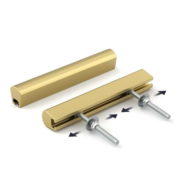Paquet de 10 poignées de tiroir réglables pour quincaillerie de cuisine de 1 po à 4 po (25 à 102 mm)