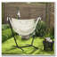 Chaise hamac 2 personnes avec coussin moelleux-377589732-377589730