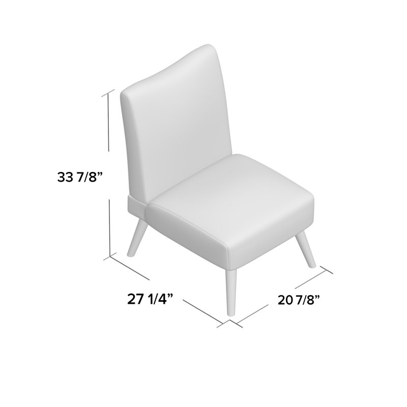 Fauteuil de chambre Waldrup, Gris anthracite