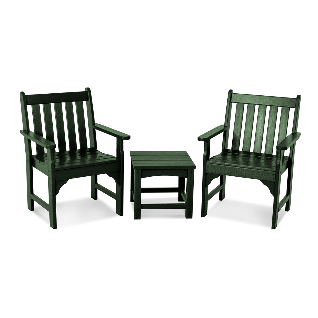 POLYWOOD Vineyard 3 Piece Seating Group POLYWOOD® Frame 
