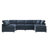 130*65" Modern Modular Cloud Sofa Bed-2103164785