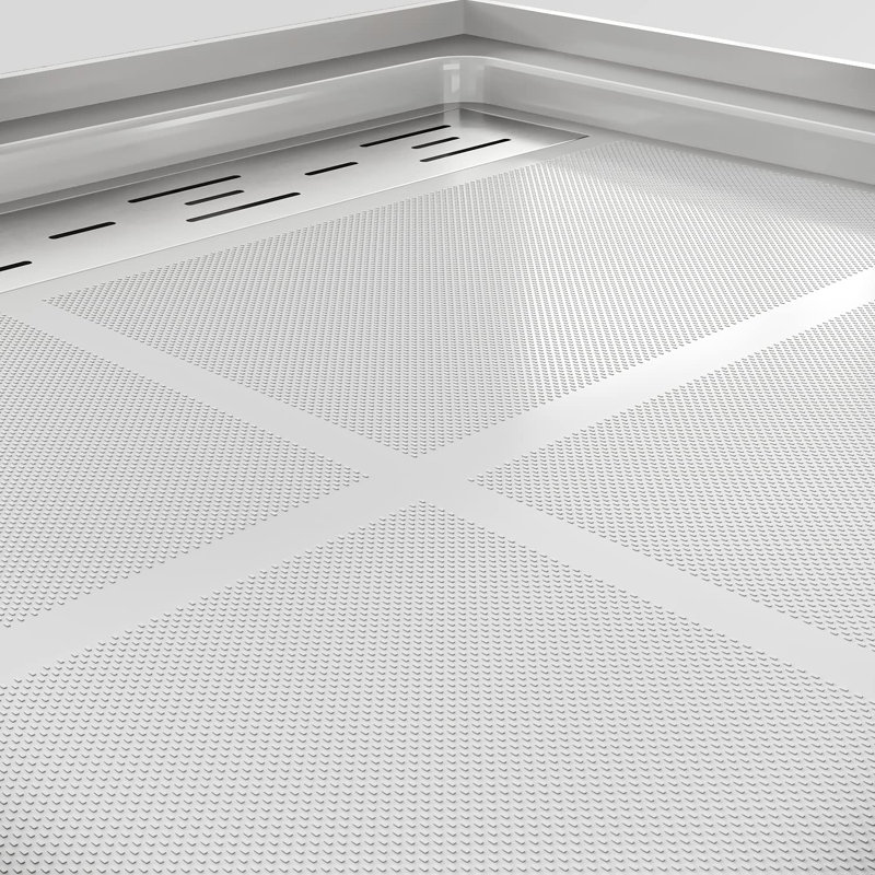 Base de douche à seuil simple l 48 po x P 36 po, À droite
