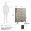 Commode pour femme 5 tiroirs l 31,5 po-563586852