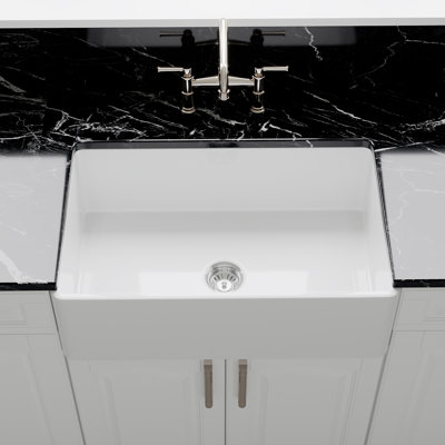 Évier de cuisine 30 po Crestwood Fireclay