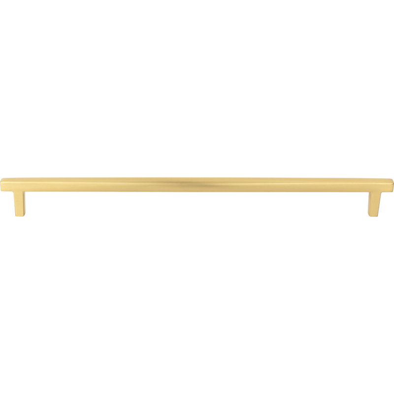 Whitlock Bar Pull, Brushed Gold, 3 3/4"
