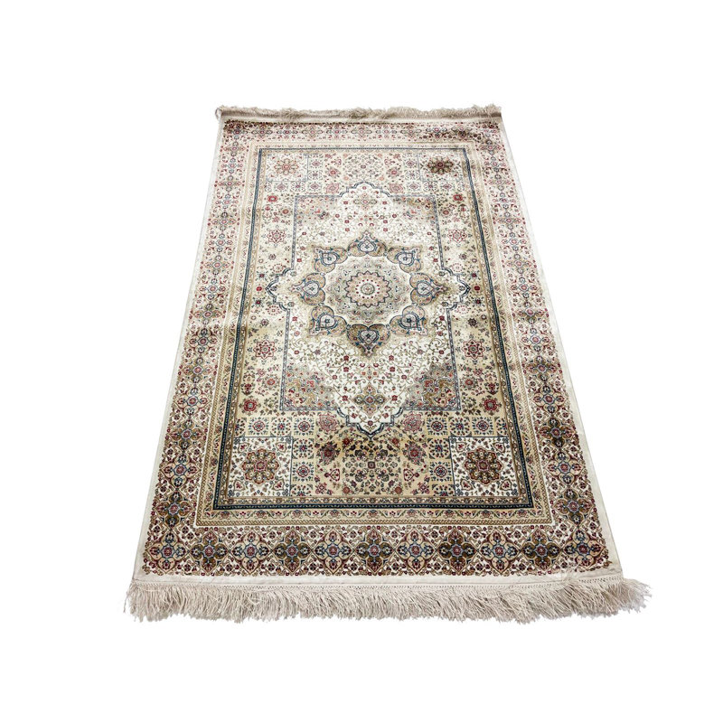 Tapis turc ivoire 3x5 et ivoire