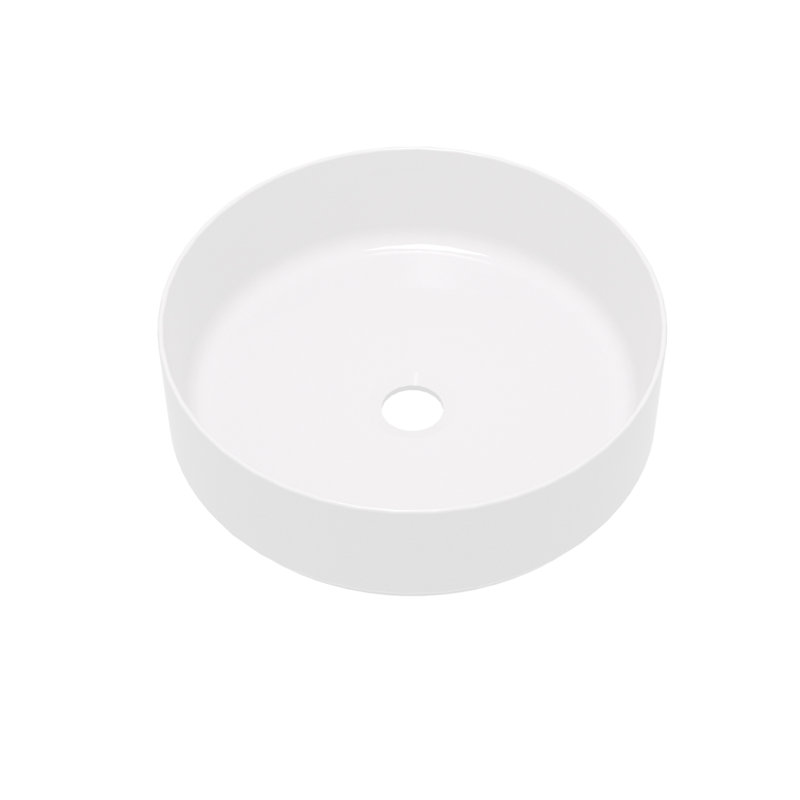 Modern Ceramic Circular/Round Vessel Bathroom Sink