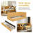 Durable Upholstered Storage Daybed Twin/Full Size with 2 Drawers - No Box Spring Needed-8498255-8498288