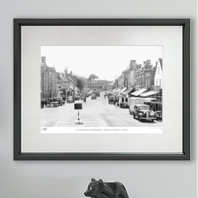 Leighton Buzzard, High Street C1955 - Single Picture Frame Print