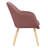 Abdelrahman 25.25" Wide Wingback Upholstered Armchair with Solid Wood Legs-1580172436