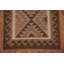 Tapis géométrique en laine à motif oriental kilim 3 x 4