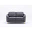 Causeuse en lin gris