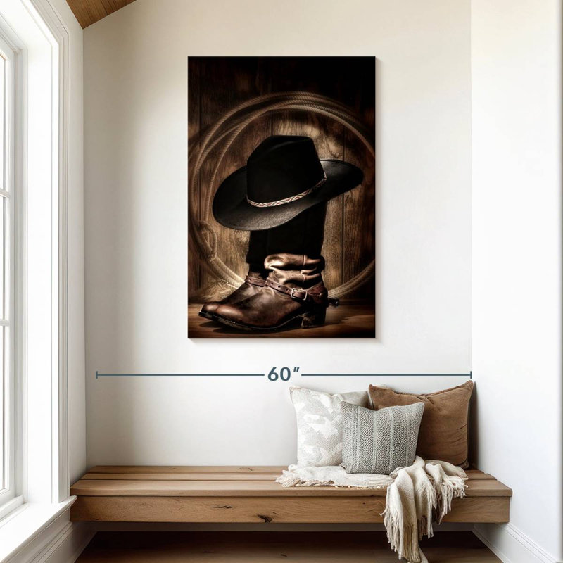 Lelar Western Rodeo Ready, 45" H x 30" W