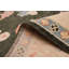 Tapis vert moderne Oushak 8 pi 8 po x 11 pi 11 po