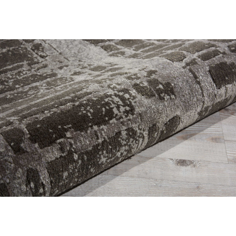 Tapis gris anthracite moderne Cannes