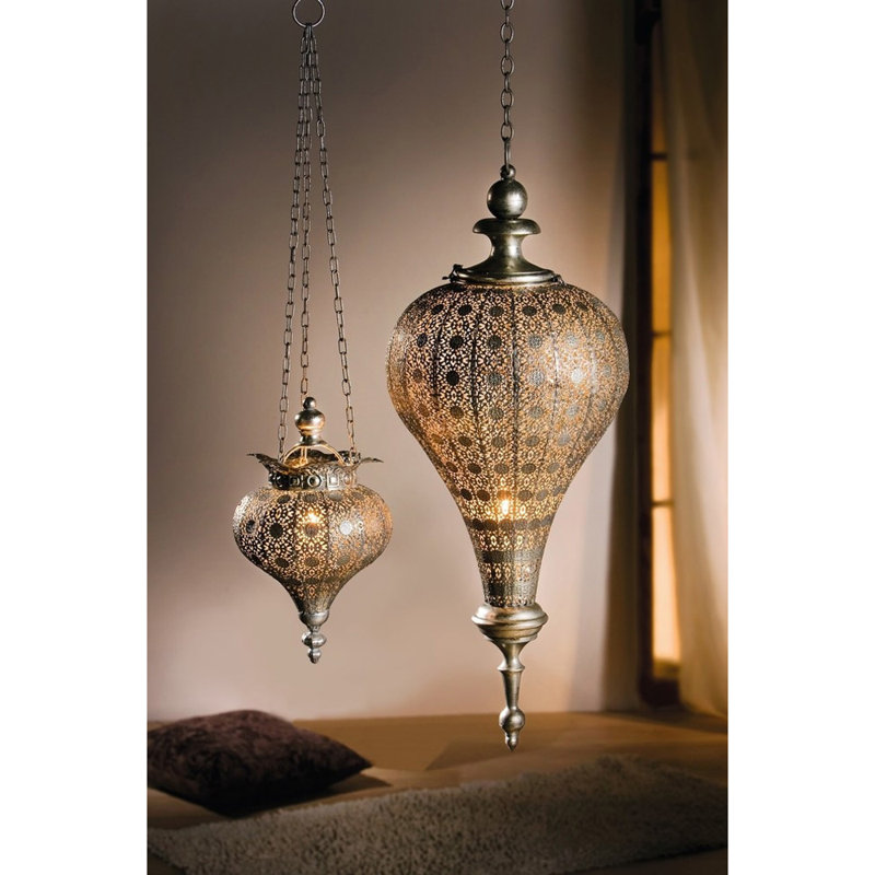 11.4'' H Metal Hanging Lantern