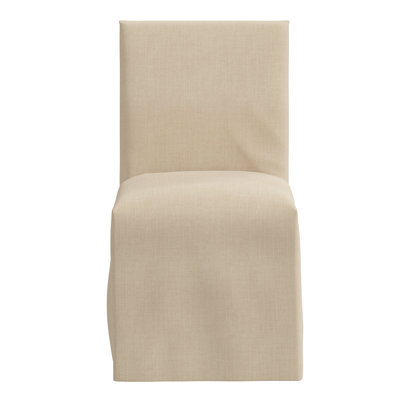 Armstrong Cotton Parsons Chair in Twill White