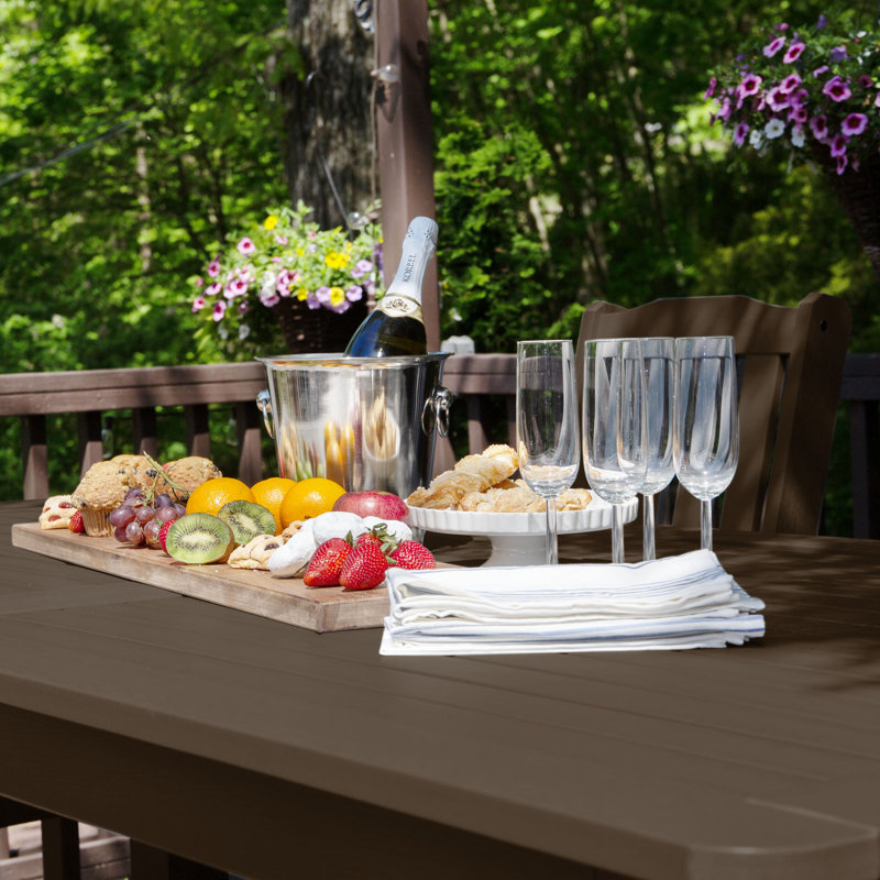 Ensemble repas pour 6 personnes Kile, Gland de chêne vieilli, L 84 po x l 42 po x H 36 po
